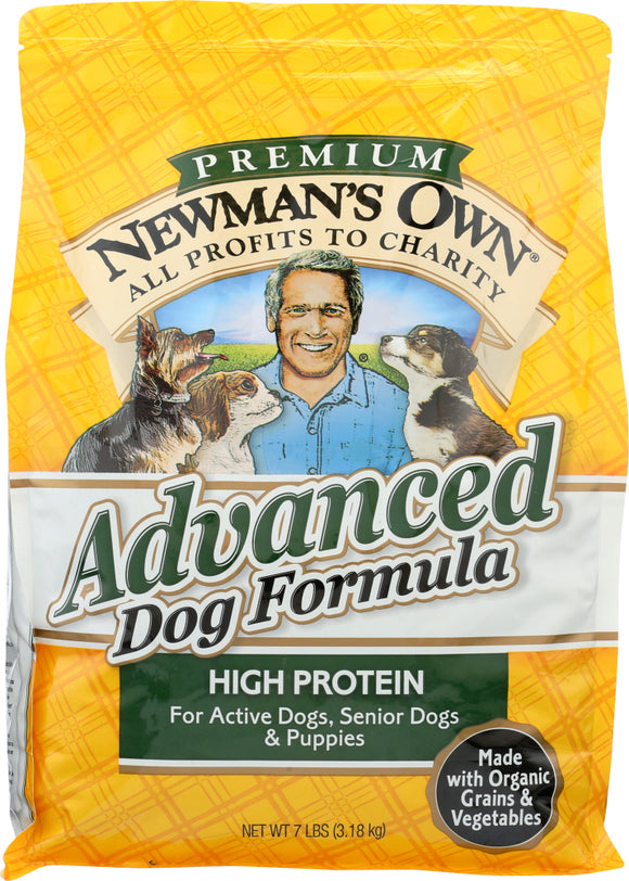 NEWMAN'S OWN: Advanced Dog Food Dry Formula, 7 lb