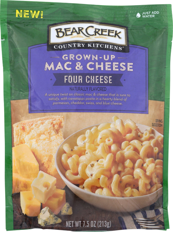 BEAR CREEK: Mac N Cheese Four Cheese, 7.5 oz