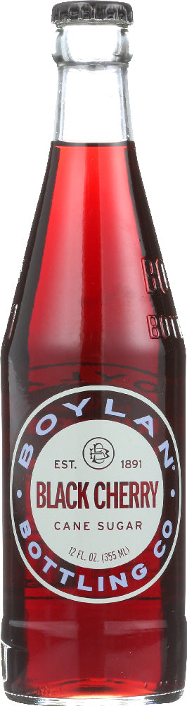 BOYLAN: Black Cherry Soda, 12 oz