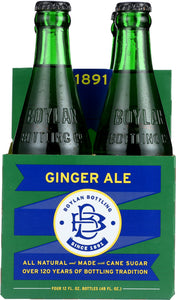 BOYLAN: Ginger Ale Soda 4 x 12 fl oz, 48 fo