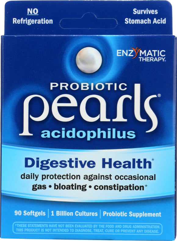 ENZYME THERAPY: Probiotic Pearls Acidophilus, 90 sg