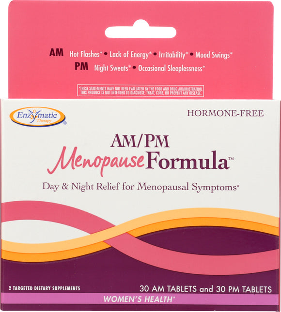 ENZYME THERAPY: Menopause AM & PM Formula, 60 tb