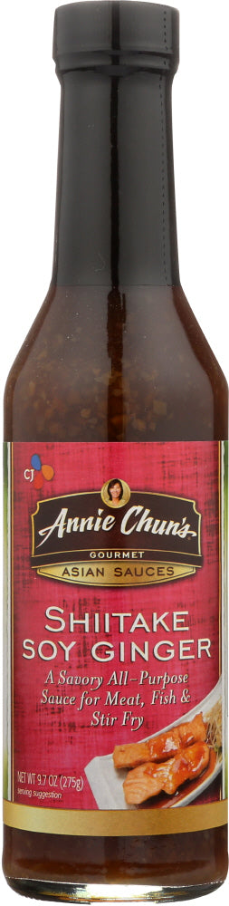 ANNIE CHUN'S: Asian Sauce Shiitake Soy Ginger, 9.7 oz