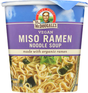 DR MCDOUGALLS: Ramen Soup Vegan Miso, 1.9 oz