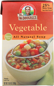 DR. MCDOUGALL'S: All Natural Soup Vegetable, 18 oz