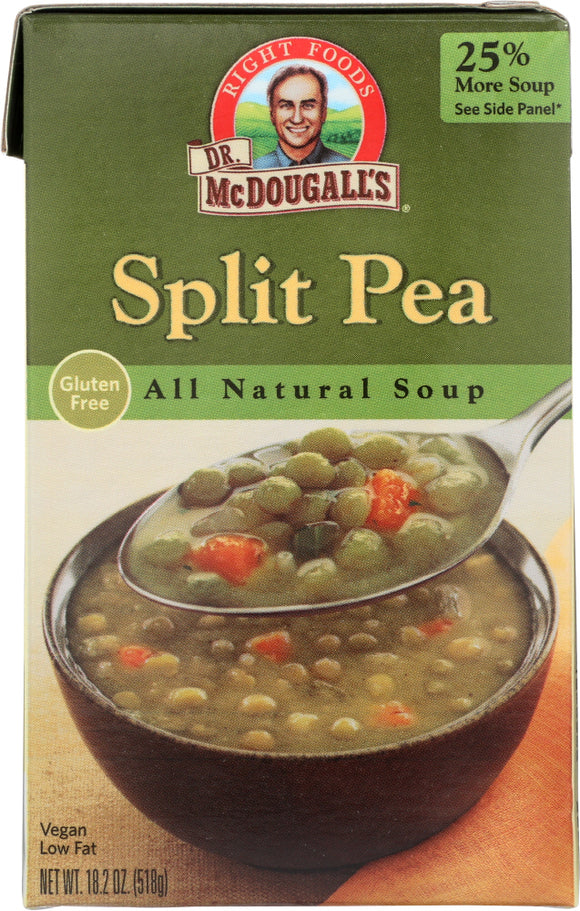 DR. MCDOUGALL'S: All Natural Soup Split Pea, 18.2 oz