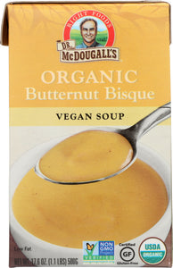 DR. MCDOUGALL'S: Organic Soup Gluten Free Butternut Bisque, 17.6 oz