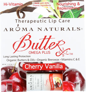 AROMA NATURALS: Lipcare-Cherry Vanilla, .15 oz