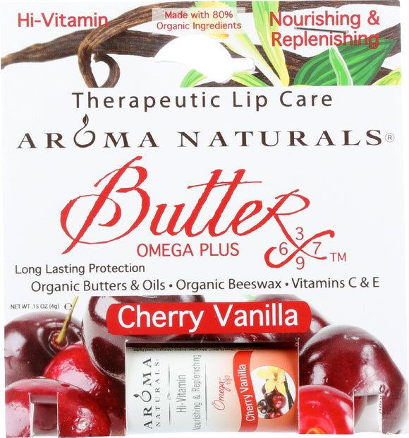 AROMA NATURALS: Lipcare-Cherry Vanilla, .15 oz