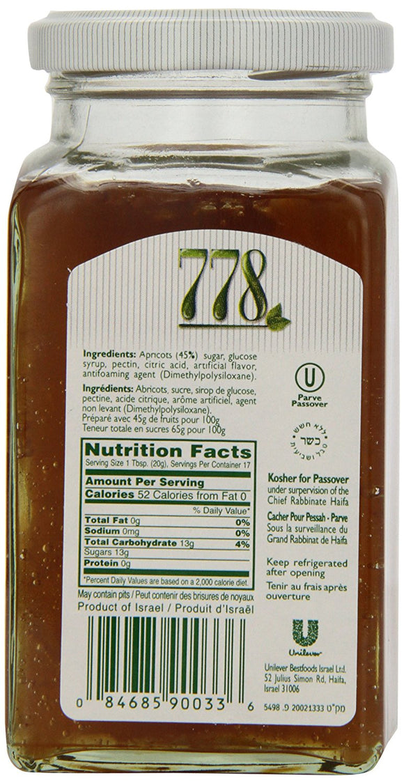 778: Apricot Preserves, 12 Oz