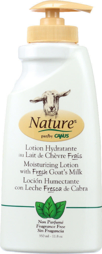 CANUS: Nature Moisturizing Lotion Fragrance Free, 11.8 Oz