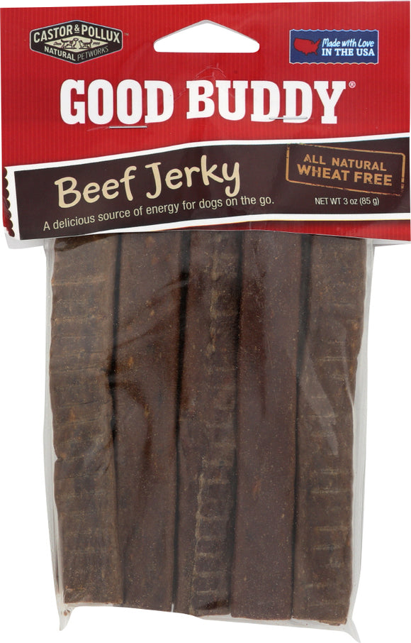 CASTOR & POLLUX: Jerky Beef Sticks Treat For Dogs, 3 oz