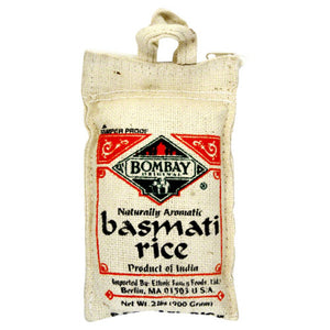 BOMBAY: Naturally Aromatic Basmati Rice White, 2 lb