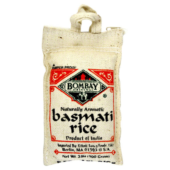 BOMBAY: Naturally Aromatic Basmati Rice White, 2 lb