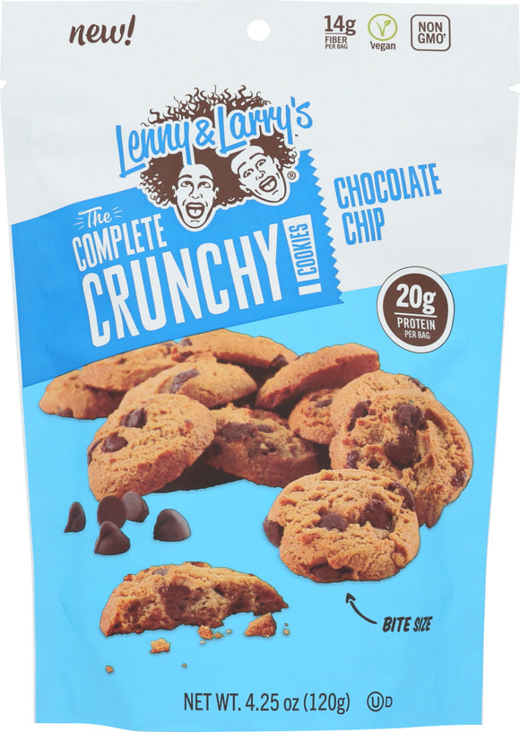 LENNY & LARRYS: Crunchy Cookies Chocolate Chip, 4.25 oz
