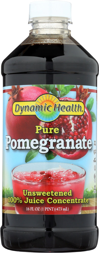 DYNAMIC HEALTH: Pure Pomegranate Juice Concentrate, 16 oz