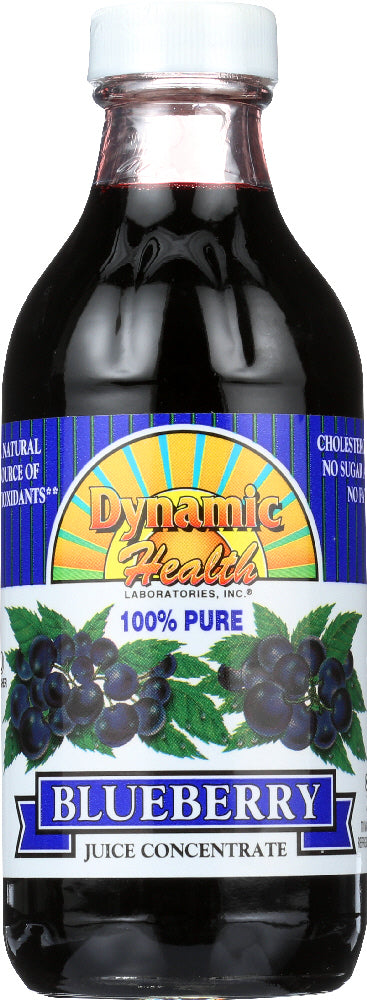 DYNAMIC HEALTH: Juice Concentrate Blueberry, 8 fo