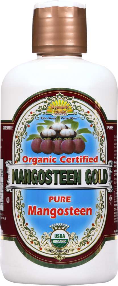 DYNAMIC HEALTH: Organic Certified Mangosteen Gold, 32 oz