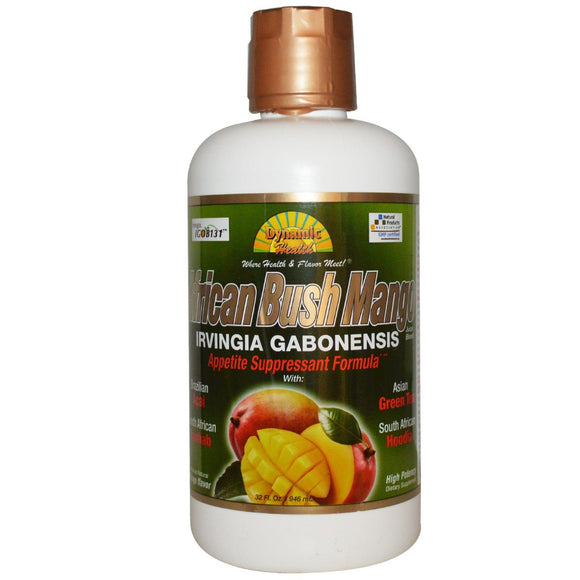 DYNAMIC HEALTH: Juice Mango African Bush Blend, 32 oz