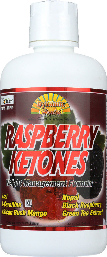 DYNAMIC HEALTH: Juice Ketones Raspberry Blend, 32 oz
