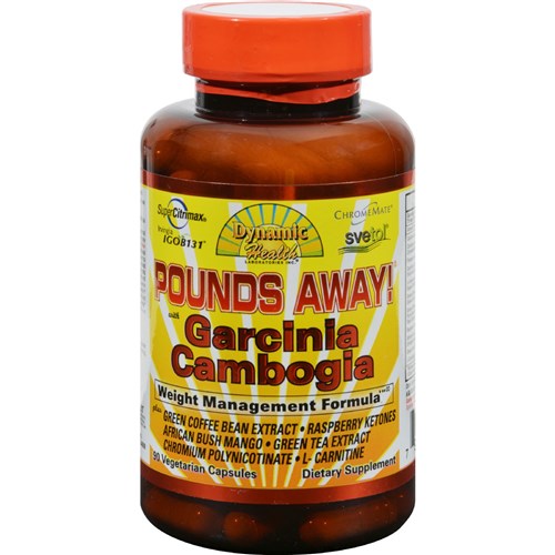 DYNAMIC HEALTH: Pounds Away Garcinia Cambogia, 90 Capsules