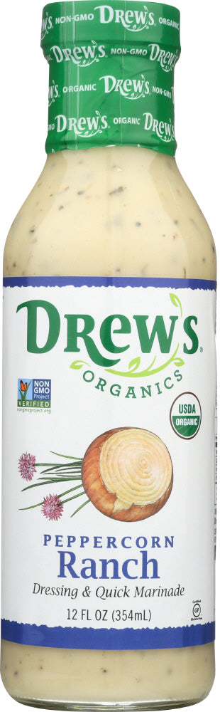 DREW'S: All Natural Dressing & Quick Marinade Creamy Ranch, 12 oz