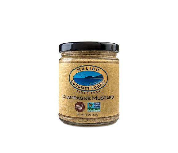 MALIBU GOURMET FOODS: Mustard Champagne Gourmet, 9 oz