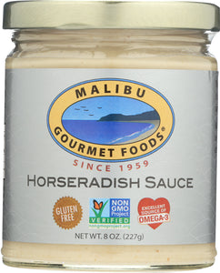 MALIBU GOURMET FOODS: Horseradish Gourmet Sauce, 8 oz