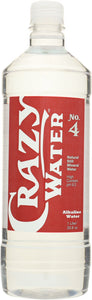 CRAZY WATER: No. 4 Natural Mineral Alkaline Water, 1 Liter