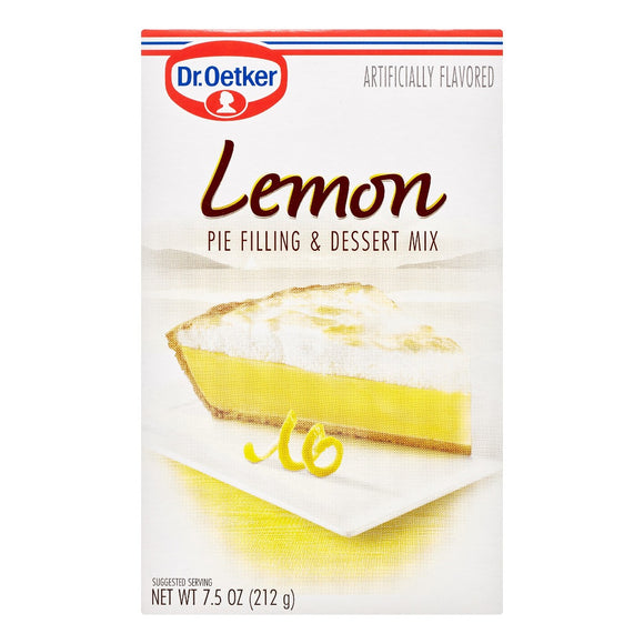 DR OETKER: Pie Filling & Dessert Mix Lemon, 7.5 oz