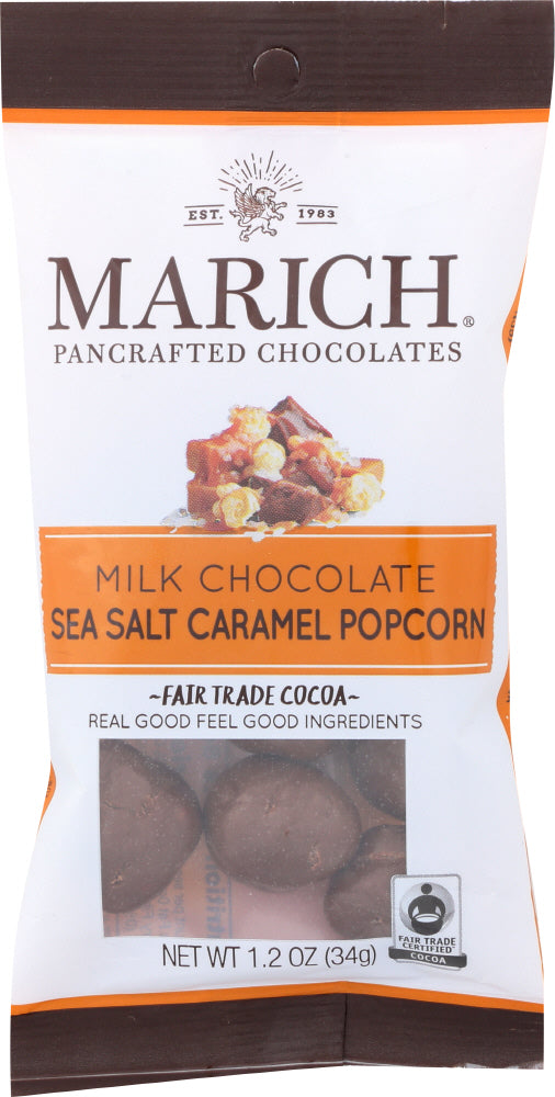 MARICH: Chocolate Milk Sea Salt Caramel Popcorn, 1.2 oz