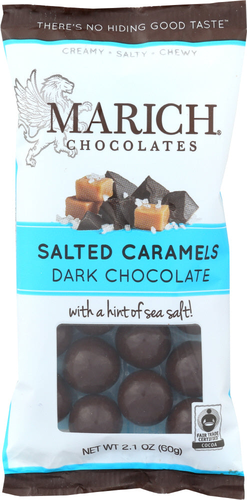 MARICH: Dark Chocolate Sea Salt Caramels 2.1 oz