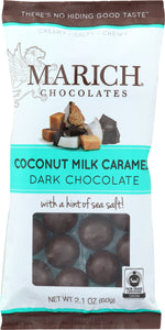 MARICH: Dark Chocolate Coconut Milk Caramels 2.1 oz