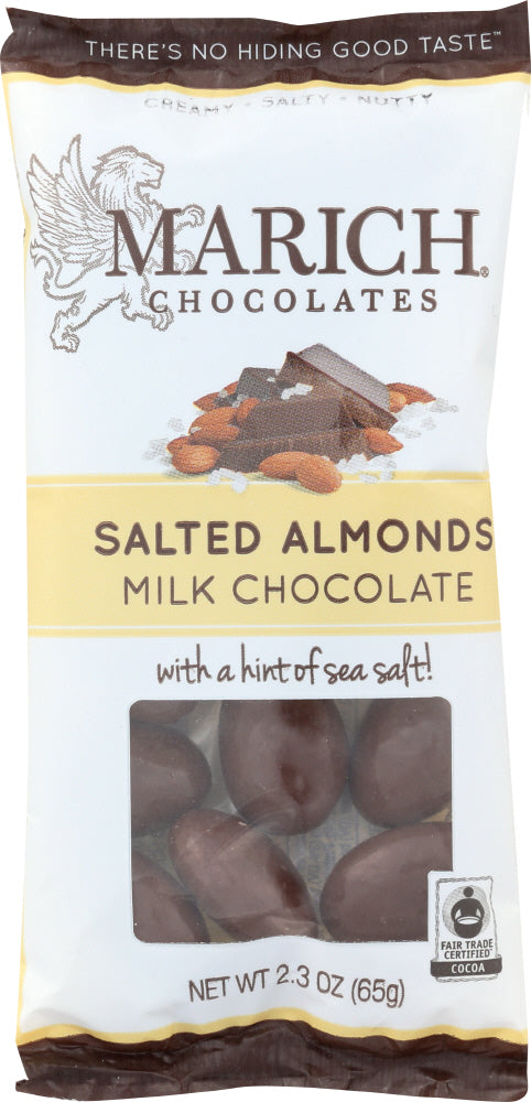 MARICH: Milk Chocolate Sea Salt Almonds 2.3 oz