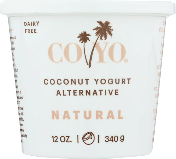 CO YO: Coconut Milk Yogurt Alternative Natural, 12 oz