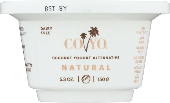 COYO: Coconut Milk Yogurt Alternative Natural, 5.3 oz