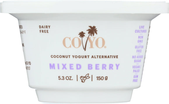COYO: Coconut Milk Yogurt Alternative Mixed Berry, 5.3 oz