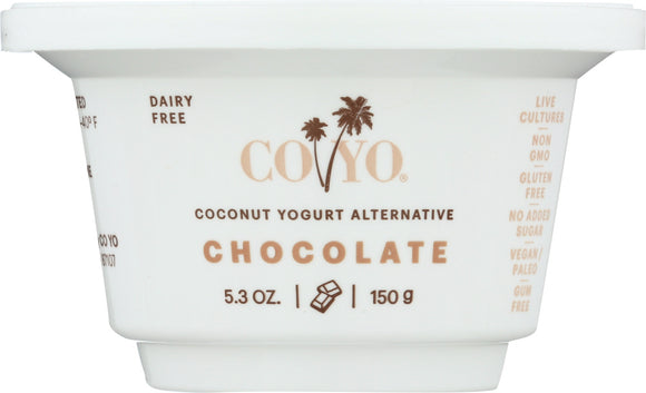 COYO: Coconut Milk Yogurt Alternative Chocolate, 5.3 oz