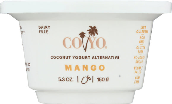 COYO: Coconut Milk Yogurt Alternative Mango, 5.3 oz