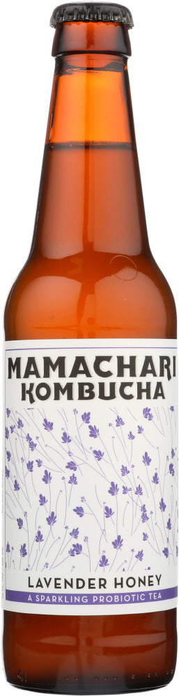 MAMACHARI KOMBUCHA: Lavender Honey Kombucha, 12 fl oz