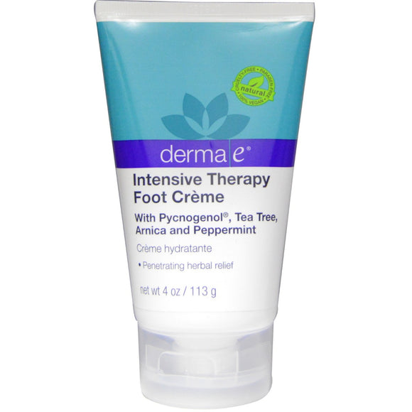DERMA E: Intensive Therapy Foot Creme, 4 oz