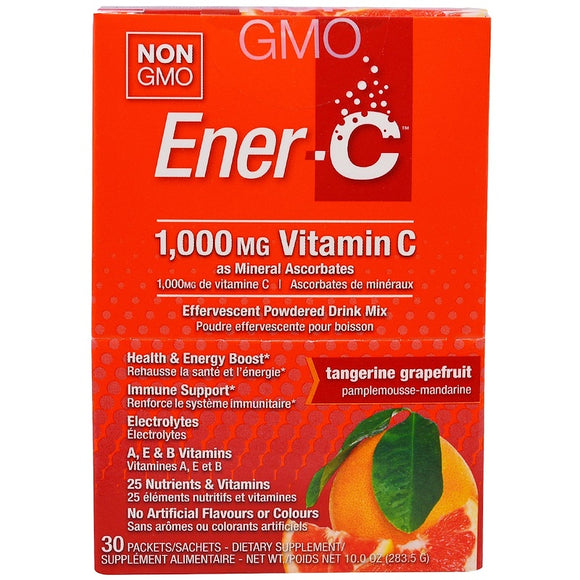 ENER-C: Drink Mix Tangerine Grapefruit, 30 pc