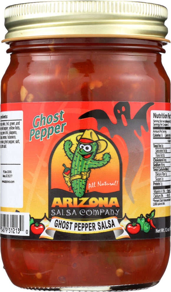 ARIZONA SPICE COMPANY: Salsa Ghost Pepper, 12 oz