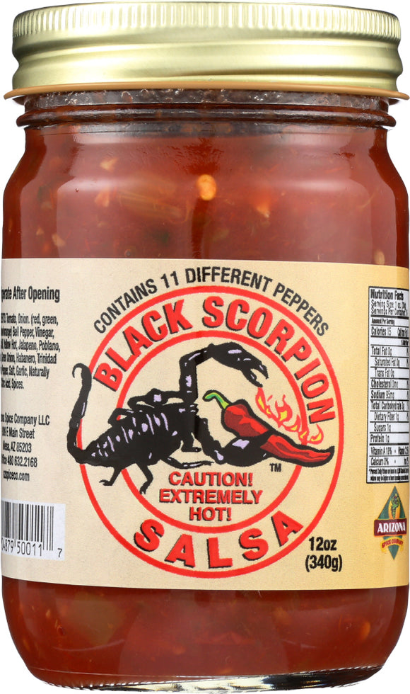 ARIZONA SPICE COMPANY: Salsa Black Scorpion, 12 oz