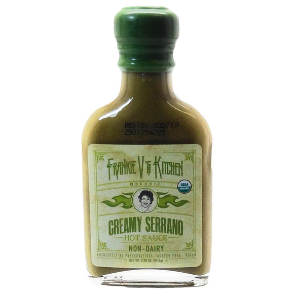 FRANKIE VS KITCHEN: Hot Creamy Serrano Sauce, 3.3 oz
