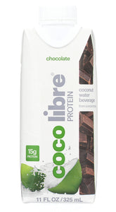 COCO LIBRE: Protein Coconut Water Chocolate, 11 oz