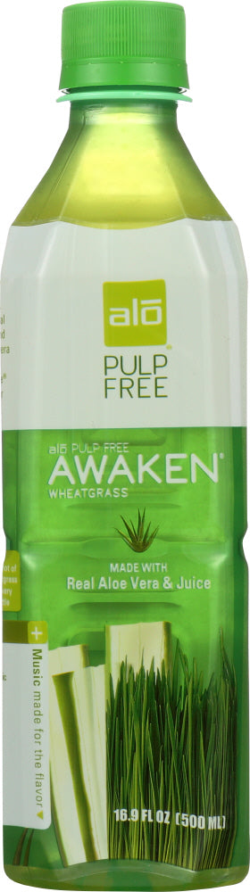 ALO: Juice Wheatgrass Awaken Pulp Free, 16.9 oz