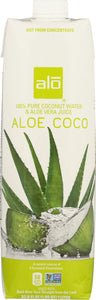 ALO: Water Coconut Aloe Vera Juice, 1 lt