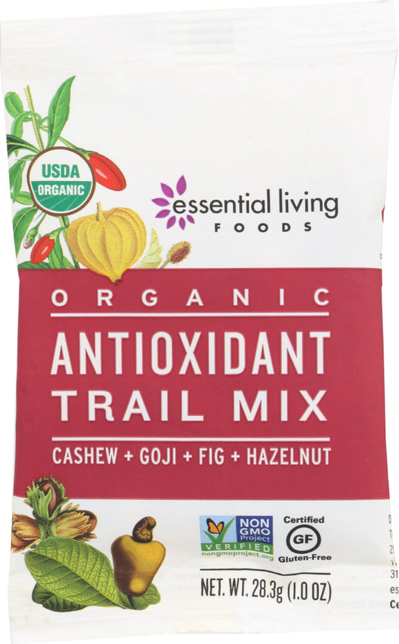 ESSENTIAL LIVING FOODS: Antioxidant Trail Mix Snack Pack, 1 oz