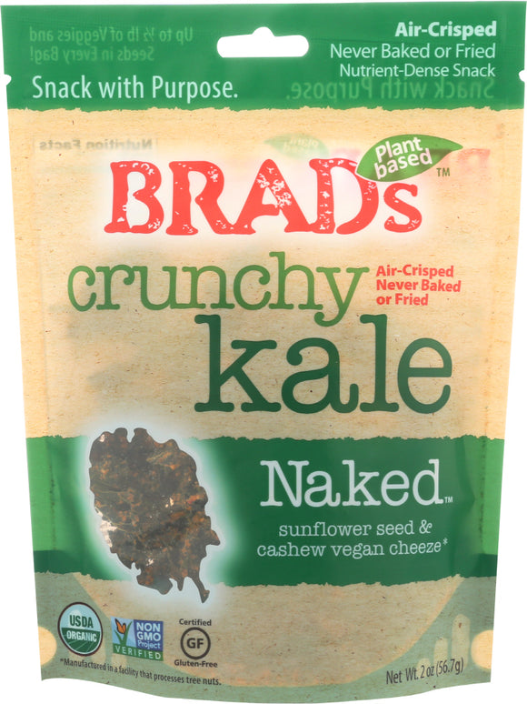 BRADS RAW: Crunchy Kale Naked, 2 oz